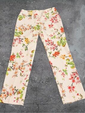 floral pants vintage dolce inspired coquette cottagecore trousers